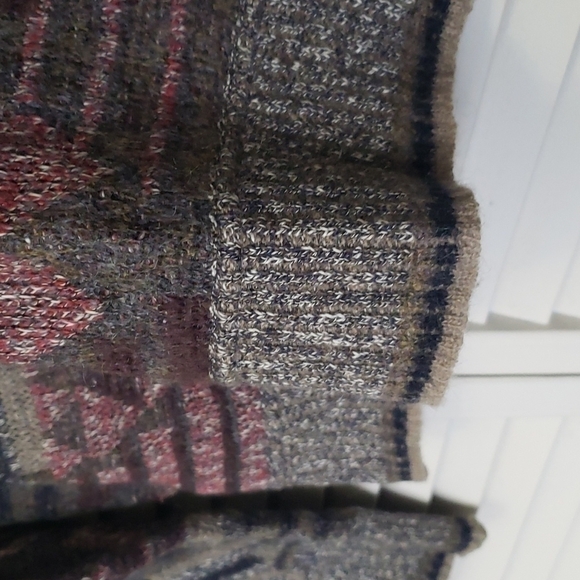 Vintage Bogner Wool Mohair V-neck Grunge Grandpa Sweater, Size L - Picture 5 of 9